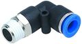 Mettleair Mtl 1 4-n02 Push To Connect L Shaped Elbow Male Fitting Od 4 Npt Pack Of 10 