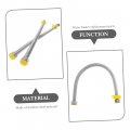 Veemoon 2pcs Bellows Copper Still Water Supply Line 1 Inch Hot Heater Hose Corrugated 2 Iron Pipes Fitting Moonshine Faucet