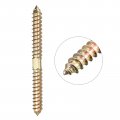 Uxcell 8x90mm Hanger Bolts 24pcs Double Ended Self-tapping Thread Wood To Dowel Screws For Connecting