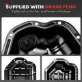 A-premium Lower Engine Oil Pan Compatible With Nissan Altima 2002-2006 Maxima 2000-2008 Murano 2003-2007 Quest 2004-2009