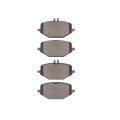 Front Brake Pads For Mercedes Benz G500 2019 2020 2021 2022 2023 Low Metallic Electronic Pad Wear Sensor 2 35 In Inner Height 