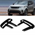 Fog Lamp Trim Front Black Abs Plastic Cover Chrome Light Molding For Land Rover Discovery 5 2017-2018
