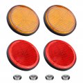 Gazechimp 2 Inch 55mm Round Reflector Side Marker For Motorcycle Atv Scooter Dirt Bike