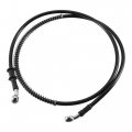 X Autohaux 130cm An3 M10 Car Hydraulic Brake Line Oil Hose Pipe Fitting 28a Stainless Steel For Motorcycle Dirt Racing Bike