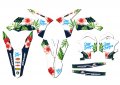 2011-2012 Sx Tropic White Senge Graphics Base Kit For Ktm 