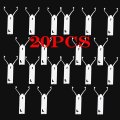 Teamwill 20pcs Wide Chrome Fender Door Quarter Trim Molding Clip Retainer For 80-90 Caprice