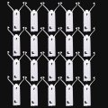 Teamwill 20pcs Wide Chrome Fender Door Quarter Trim Molding Clip Retainer For 80-90 Caprice 