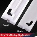 Teamwill 20pcs Wide Chrome Fender Door Quarter Trim Molding Clip Retainer For 80-90 Caprice