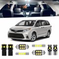 Endpage 16pcs Sienna Led Interior Light Kit For Toyota 2011 2012 2013 2014 2015 2016 2017 2018 2019 2020 White 6000k Lighting 