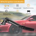 Npauto Ignition Coil Pack Compatible With 6 2 2l V8 Ford F250 F150 F350 Super Duty Lobo 2010 2011 2012 2013 2014 2015 2016 2017