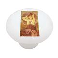 Amethyst By Mucha Decorative High Gloss Ceramic Drawer Knob 