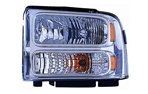 Ford Driver Side Headlight Assembly 20-6700-00 Halogen Light Source Clear Plastic Lens Waterproof Front Lamp For Car