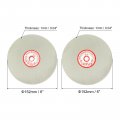 Uxcell 6-inch 320 500 Grits Diamond Coated Flat Lap Wheel Grinding Sanding Polishing Disc 2pcs