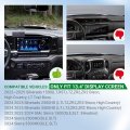 Dashboard Organizer Tray For 2022-2025 Chevy Silverado Gmc Sierra 1500 2024-2025 2500hd 3500hd Accessories Behind Screen Dash