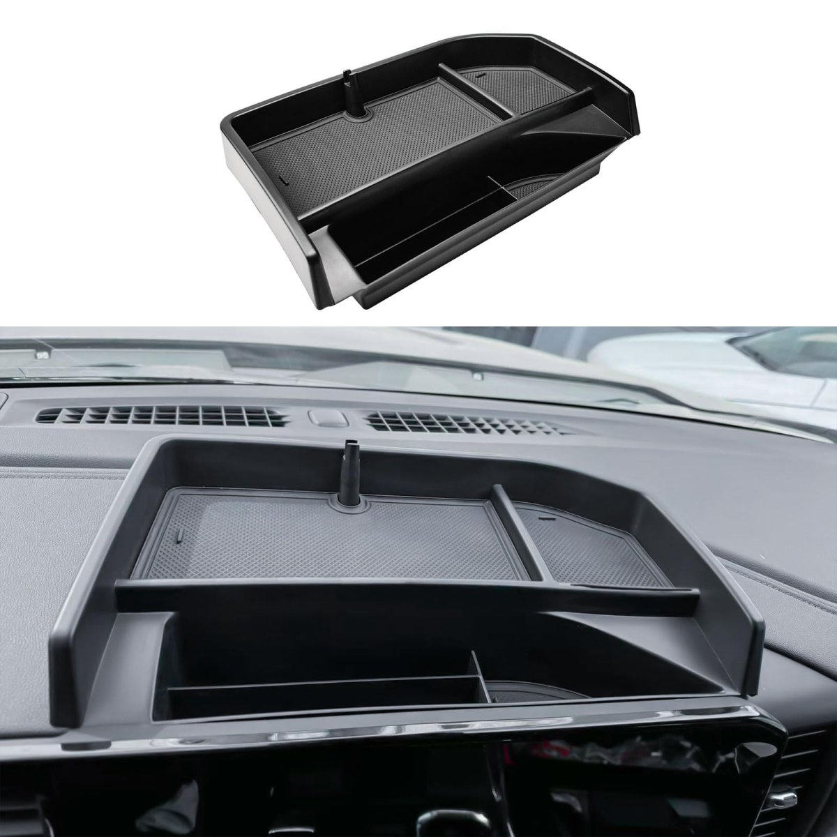 Dashboard Organizer Tray For 2022-2025 Chevy Silverado Gmc Sierra 1500 2024-2025 2500hd 3500hd Accessories Behind Screen Dash