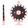 O Ring Drive Chain And Sprockets Kit For Yamaha Xv250 V Star 250 2008 To 2014 Front 16t Rear 45t 120 Links Steel