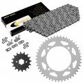 Caltric O-ring Drive Chain Sprockets Kit Compatible With Yamaha Xv250 Xv-250 V-star 250 2008-2014