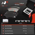 A-premium Front Drilled And Slotted Disc Brake Rotors Ceramic Pads Kit Wheel Bearing Hub Assembly Compatible With Chevrolet