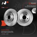 A-premium Front Drilled And Slotted Disc Brake Rotors Ceramic Pads Kit Wheel Bearing Hub Assembly Compatible With Chevrolet