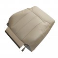 Secosautoparts Driver Top Lean Back Perforated Leather Seat Cover Tan Compatible With Ford F150 2009 2010 2011 2012 2013 2014