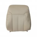 Secosautoparts Driver Top Lean Back Perforated Leather Seat Cover Tan Compatible With Ford F150 2009 2010 2011 2012 2013 2014