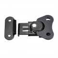 Uxcell 1 61-inch Iron Butterfly Twist Latch Keeper Toggle Clamp For Case Box Black