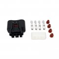 Secosautoparts 90980-11885 7283-7449 8pcs Ignition Coil 4 Pin Plug Connector Waterproof Black Socket Kit Fit For Toyota Matrix
