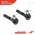 A-premium Set Of 4 Front Sway Bar Link Outer Tie Rod End Compatible With Mazda Mpv 2000-2001 Protege 2001-2003 Protege5