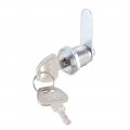 Uxcell Cabinet Tumbler Cam Lock 13 16 Cylinder Length With No 3 Fits On 1 2 Max Thick Panel Keyed Alike Zinc Alloy Secure File