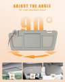 Ocpty Sun Visor Fit For 2004 2005 2006 2007 2008 2009 2010 2011 Mazda Rx-8 With Sunroof Gray Left Driver Side