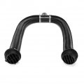 60mm Heater Pipe Duct T Piece Warm Air Outlet Vent Hose Clips For Webasto Diesel Black