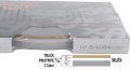 Universal Tfx 02051 Auto Customizing 2 2-color Dual Pinstripe 2 X50 1 4a Stripe 1 8 Gap Then 1 8a 251-silver Metallic Autumn