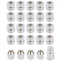 Ocpty 12x1 5 Wheel Lug Nuts 20pcs Open Chrome Nut 83 0 91 Oem Factory Replacement For Acura Cadillac Chevrolet Dodge Gmc Honda