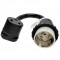 Parkworld 885576 Cs6365 Shore Power 50a Locking Male Ss2-50p To 6-50r Welder Adapter Cord 6awg 1 5ft 