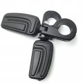 Smt-black Airflow Arrow Footpeg With 1 2 5 Inch Mounting Bracket Compatible Triumph Rocket V-star Roadstar Suzuki Intruder