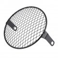 Headlight Grill Cover Duokon Motorcycle 6 5 Side Mount Round Mask For Cruiser Chopper Cafe Racer Diagonals
