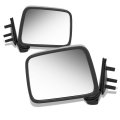 Auto Dynasty Ni1320109 Ni1321109 Pair Oe Style Manual Side View Door Mirror For D21 Pickup 86-97 