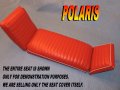 New Replacement Seat Cover Fits Polas Colt Charger I I 1969 Red 817