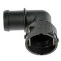 Volkswagen Lupo 2008 2009 Coolant Hose Connector Upper Plastic Material Compression Fitting Attachment End 1 And 2 0 75 Inches 