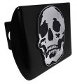 Metalhead Skull Black Metal Hitch Cover
