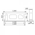 Set Of 10pcs White Window Sash Vent Stops 1730white