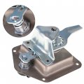 Waltyotur 2 Trailer Door Latch T-handle Locking Stainless Steel Folding T Handle For Camper Rv Truck Toolbox With Gasket And