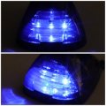 Auto Dynasty For Ford Superduty 5 X Led Cab Roof Top Lights Wiring Smoked Housing Blue 