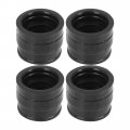 4pcs Motorcycle Carburetor Intake Manifold Boots For Honda Cb650 Rc03 05 79-82 