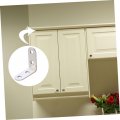 Homsfou 18pcs Right Angle Corner Code Bracket Support Stand L Shelf Holder Brace Stainless Steel Mount Thicken
