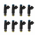 8x New Fuel Injectors For Chevrolet Gmc 5 3l V8 Flex 25326903 Fj502 Fj737