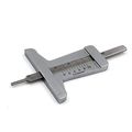 Stainless Steel Taper 0 50mm Tyre Tire Veins Tread Depth Gauge Caliper