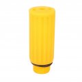 5pcs Air Compressor Breather Rod 0 6 Inch Male Thread Engineering Plastic Breathing Nozzle Valve Vent Yellow Cap For Pump