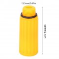 5pcs Air Compressor Breather Rod 0 6 Inch Male Thread Engineering Plastic Breathing Nozzle Valve Vent Yellow Cap For Pump