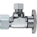Angle Valve 3 8 In Od Shut Off 5 X Compression Connection Brass Chrome Body 6 Pack 